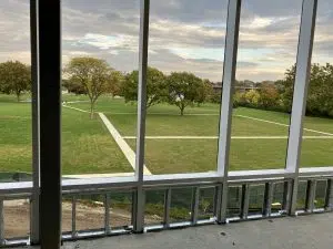 View to the east from the wellness area