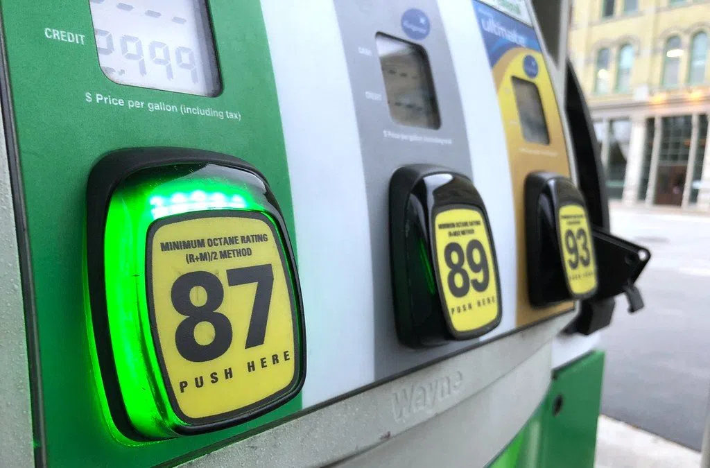 Gasoline prices are falling along the I-80 corridor between Peru and North Utica