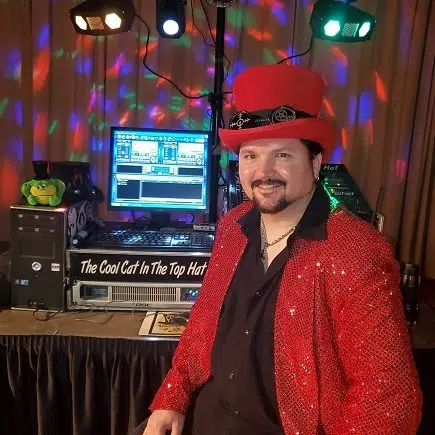 Denny Case as Mobile DJ - The Cool Cat In The Top Hat