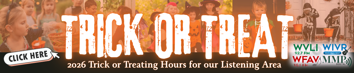 Feature: https://wivr1017.com/2026/10/16/2026-trick-or-treating-hours/