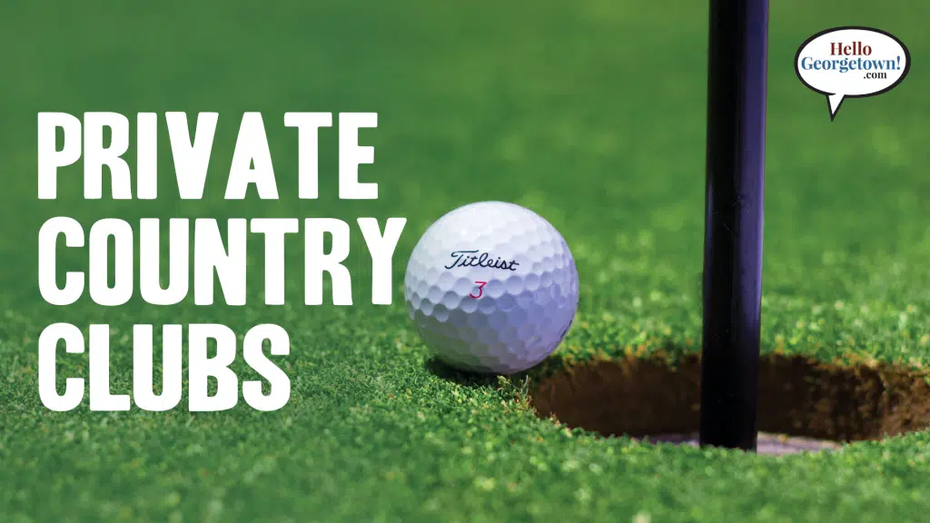 Private Country Clubs Georgetown Texas