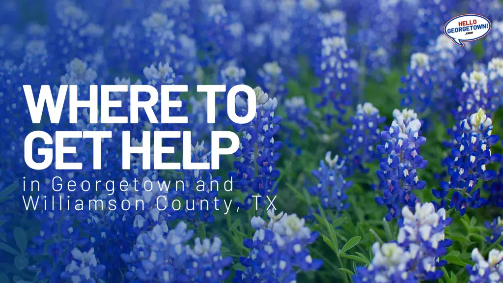 Where to Get Help Georgetown Wilco Texas