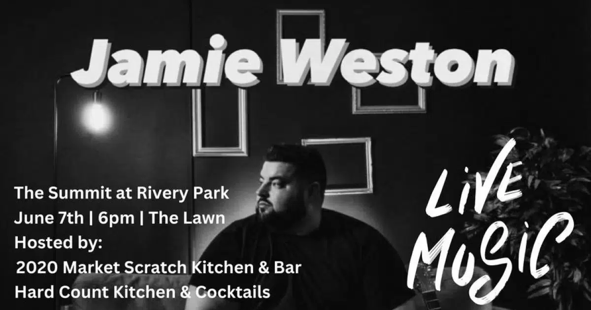 Live Music On The Lawn Featuring Jamie Weston Hello