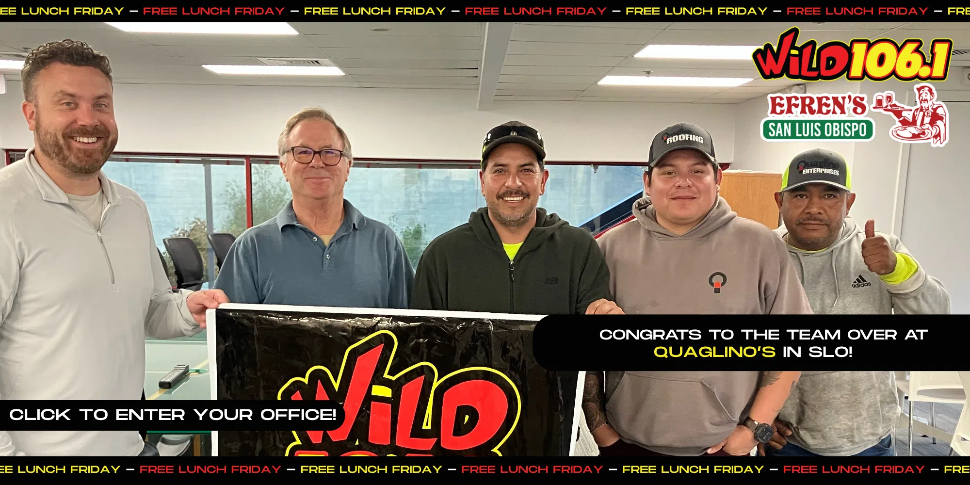 Feature: https://wild1061.com/freelunchfriday