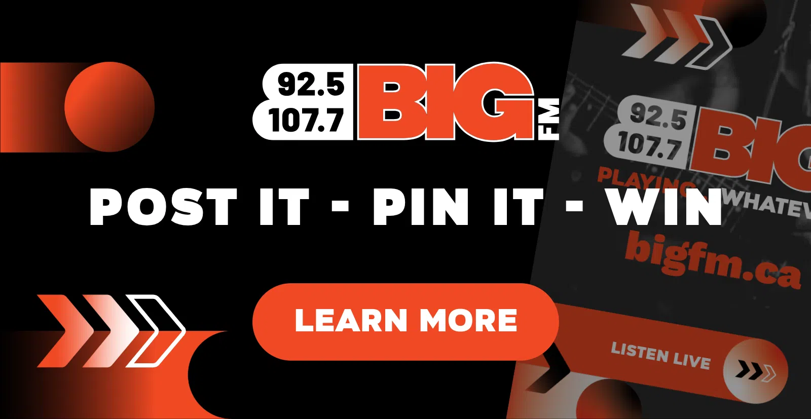 Feature: https://925bigfm.ca/contest-2/