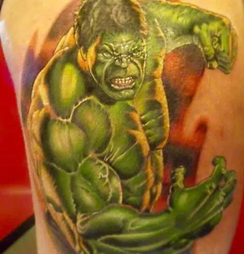 Hulk tattoo i got in October : r/tattoo
