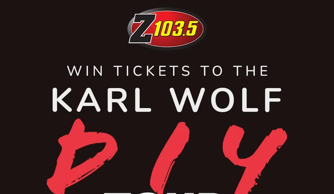 Win Tickets to DIY Tour Karl Wolf Z1035 All The Hits