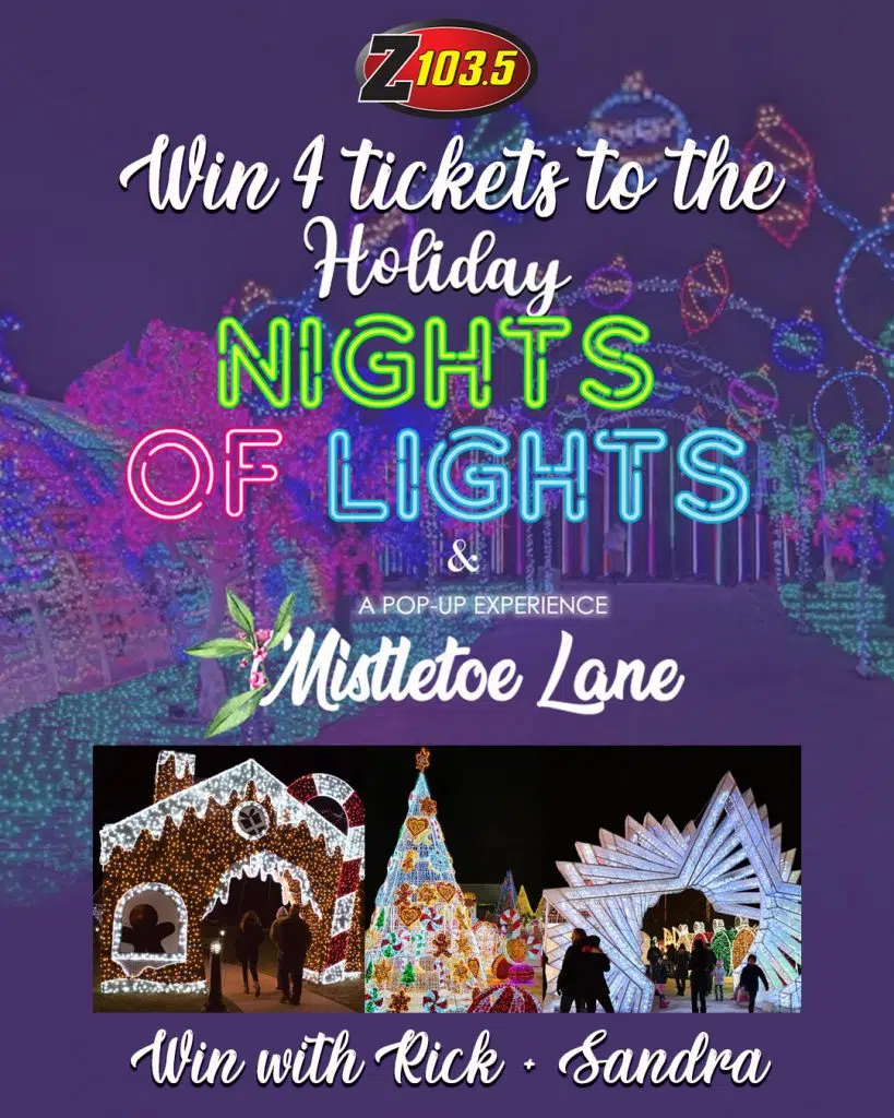 Win Passes to Holiday Nights of Lights Z1035 All The Hits