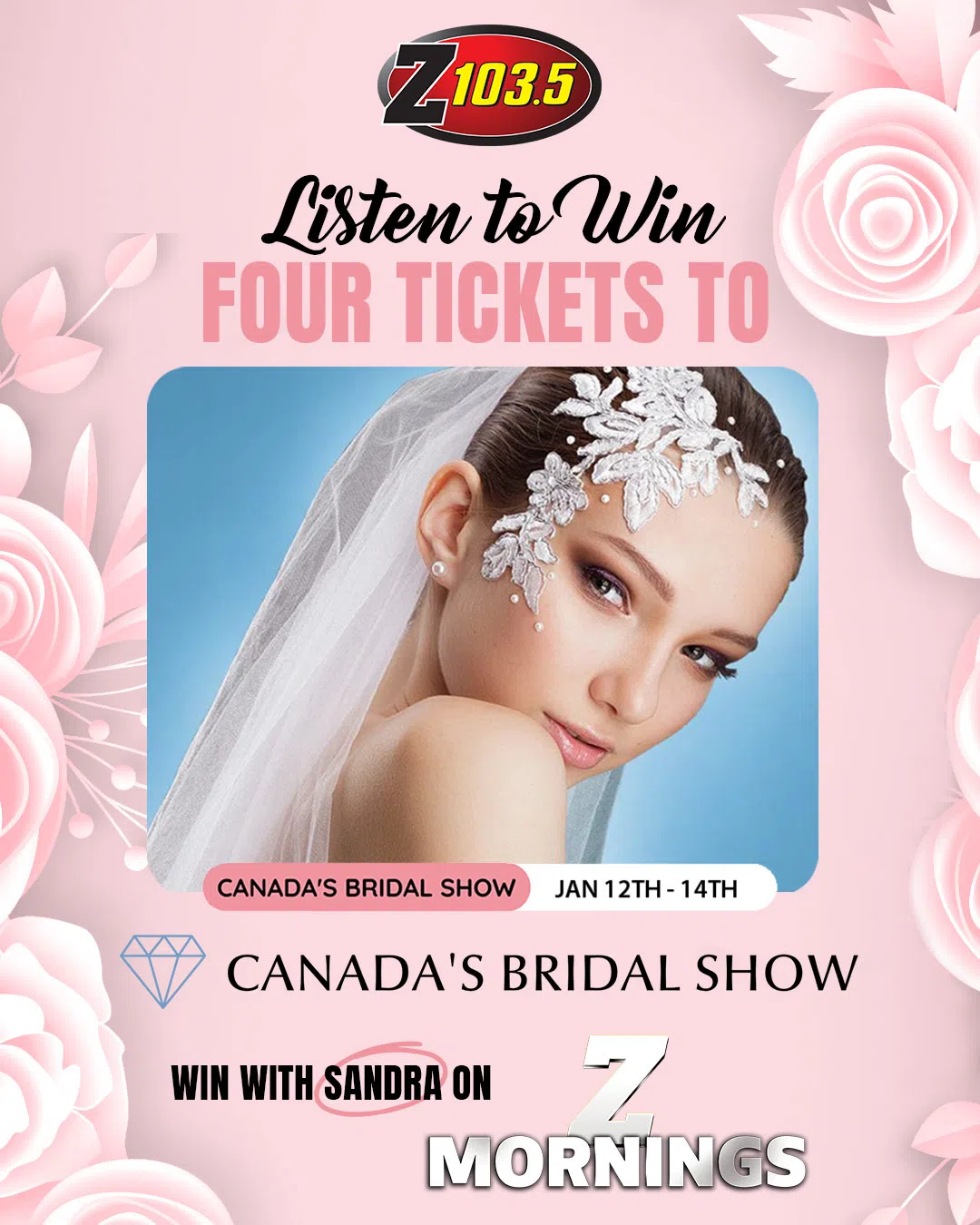 Win Passes to Canada’s Bridal Show 2024 Z1035 All The Hits