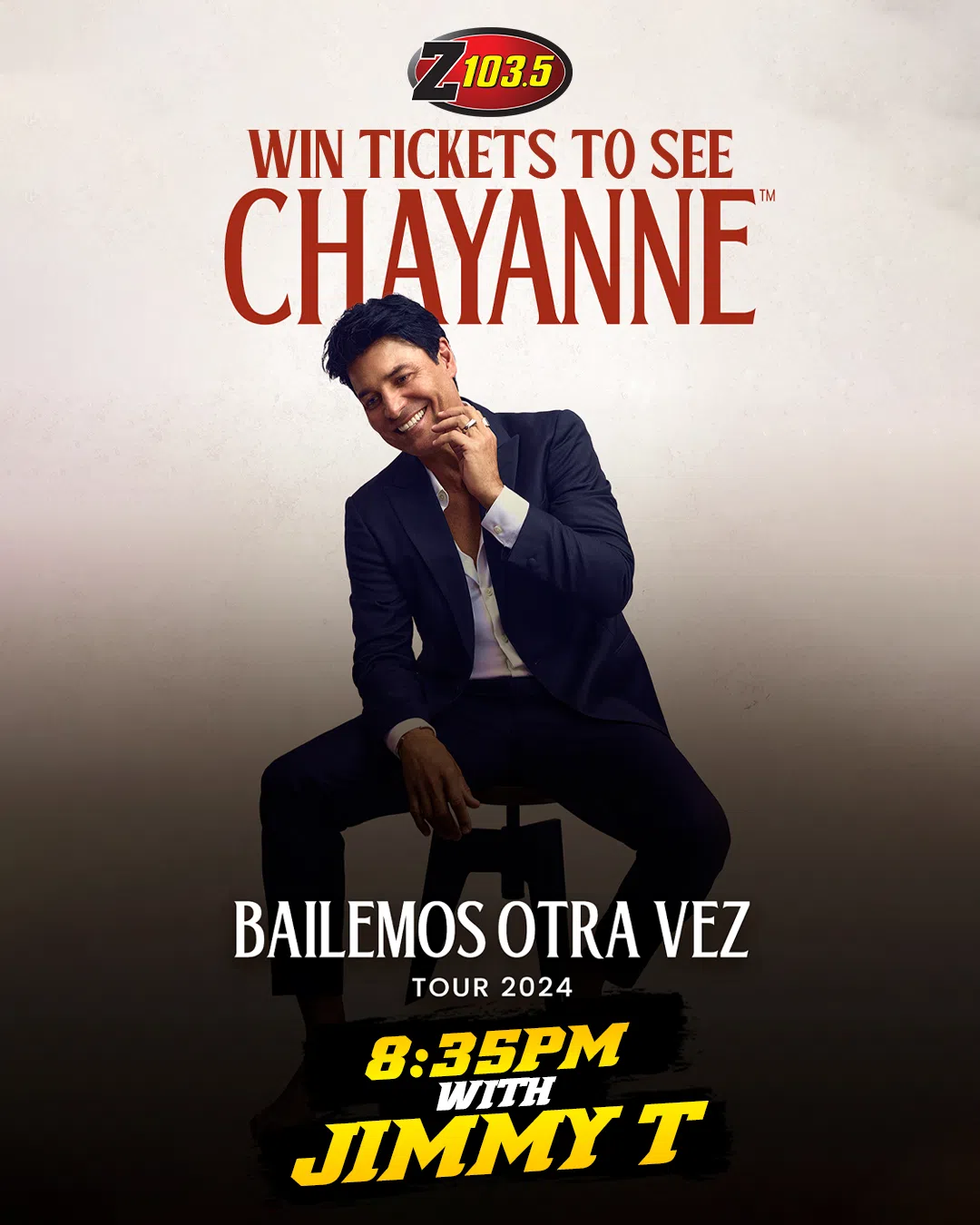 Win tickets to see Chayanne | Z1035 - All The Hits