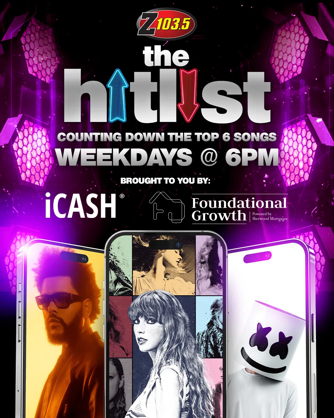 Feature: https://z1035.com/the-hitlist-at-6pm/