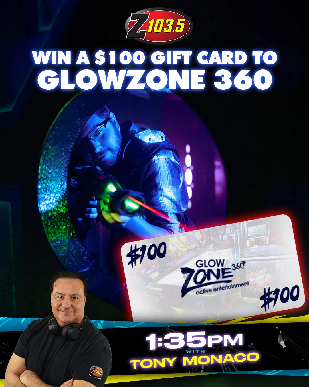 Feature: https://z1035.com/win/win-a-night-out-to-glow-zone/