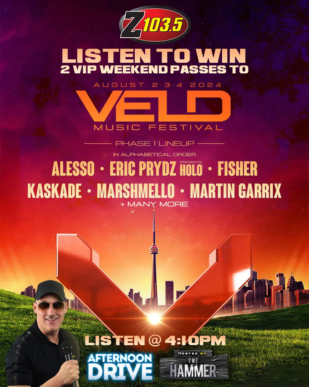 Win 2 VIP Weekend Wristbands to VELD Music Festival | Z1035 - All The Hits