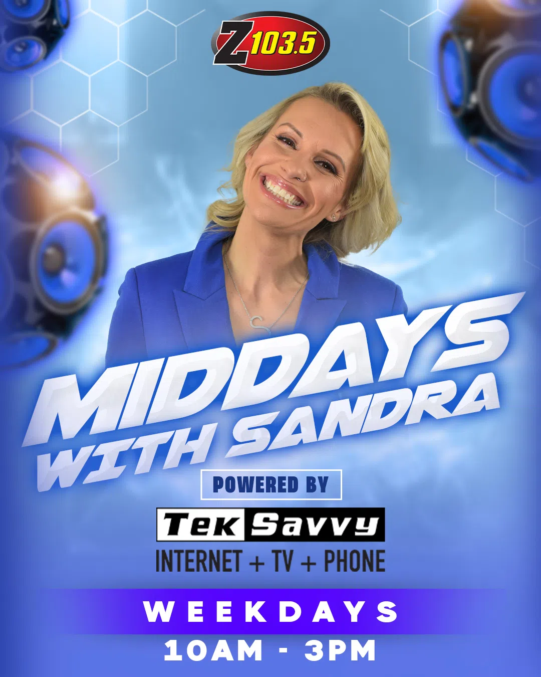 Feature: https://z1035.com/middayswithsandra/