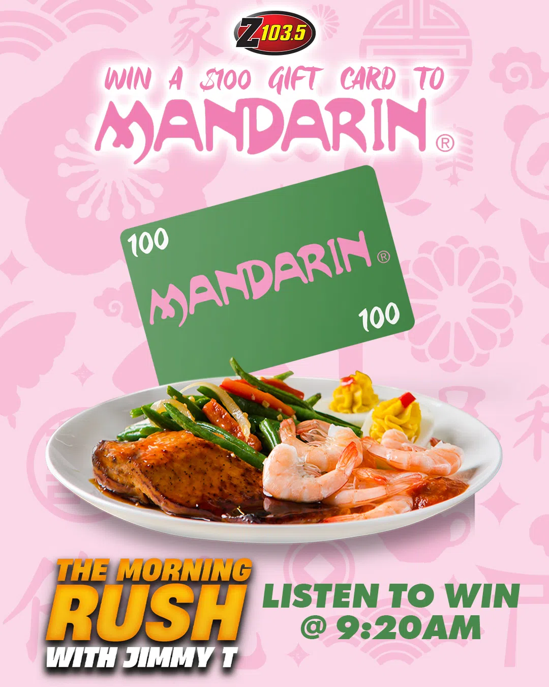 Feature: https://z1035.com/win/win-a-mandarin-gift-card/