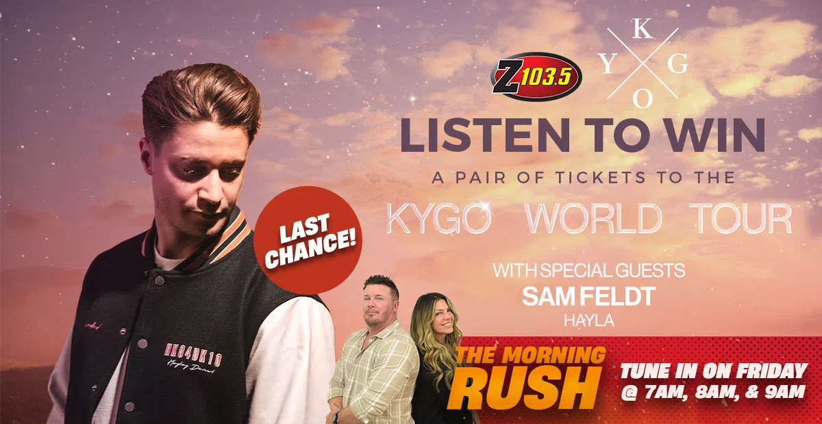 Feature: https://z1035.com/win/kygo-ticket-blitz/