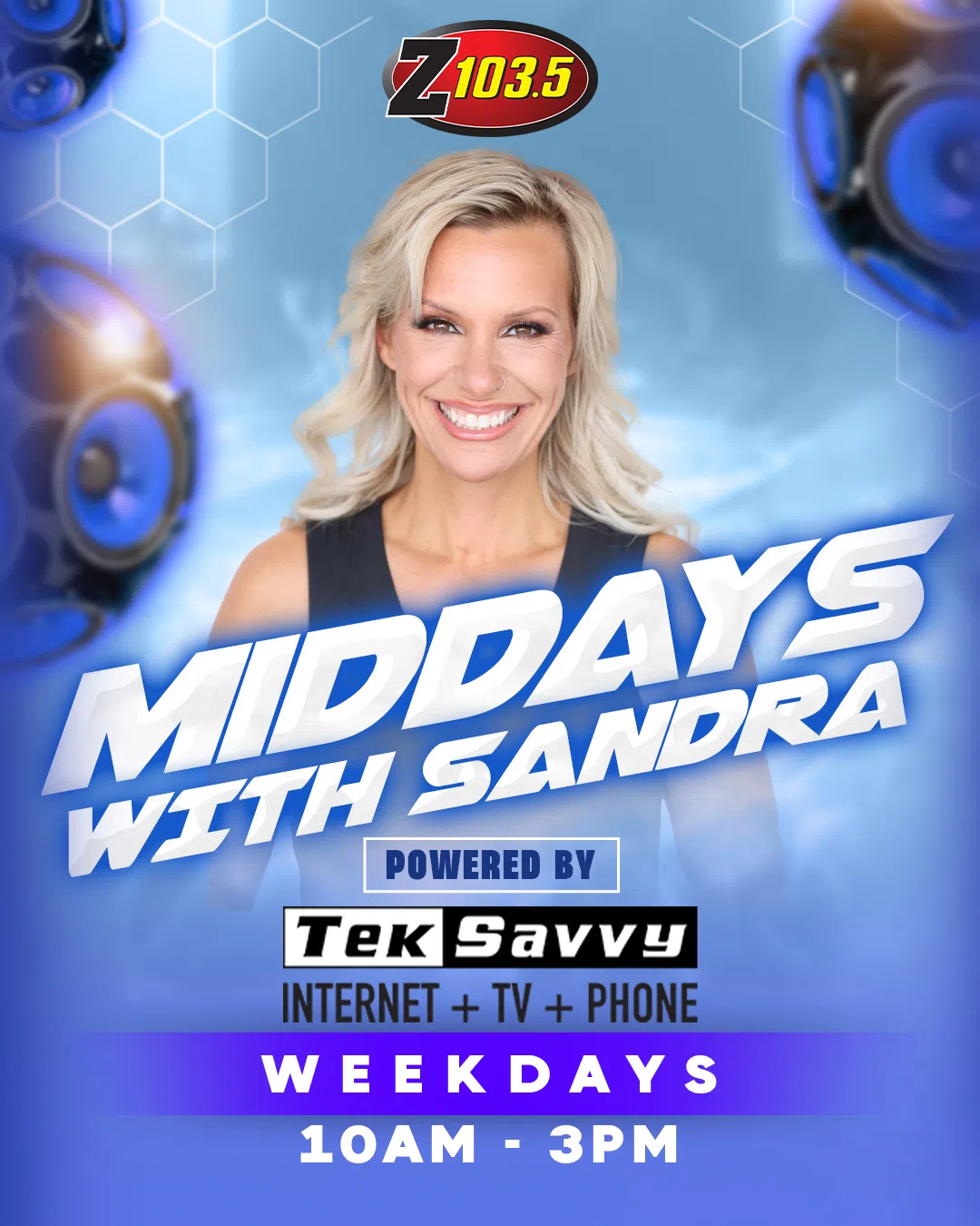 Feature: https://z1035.com/middayswithsandra/