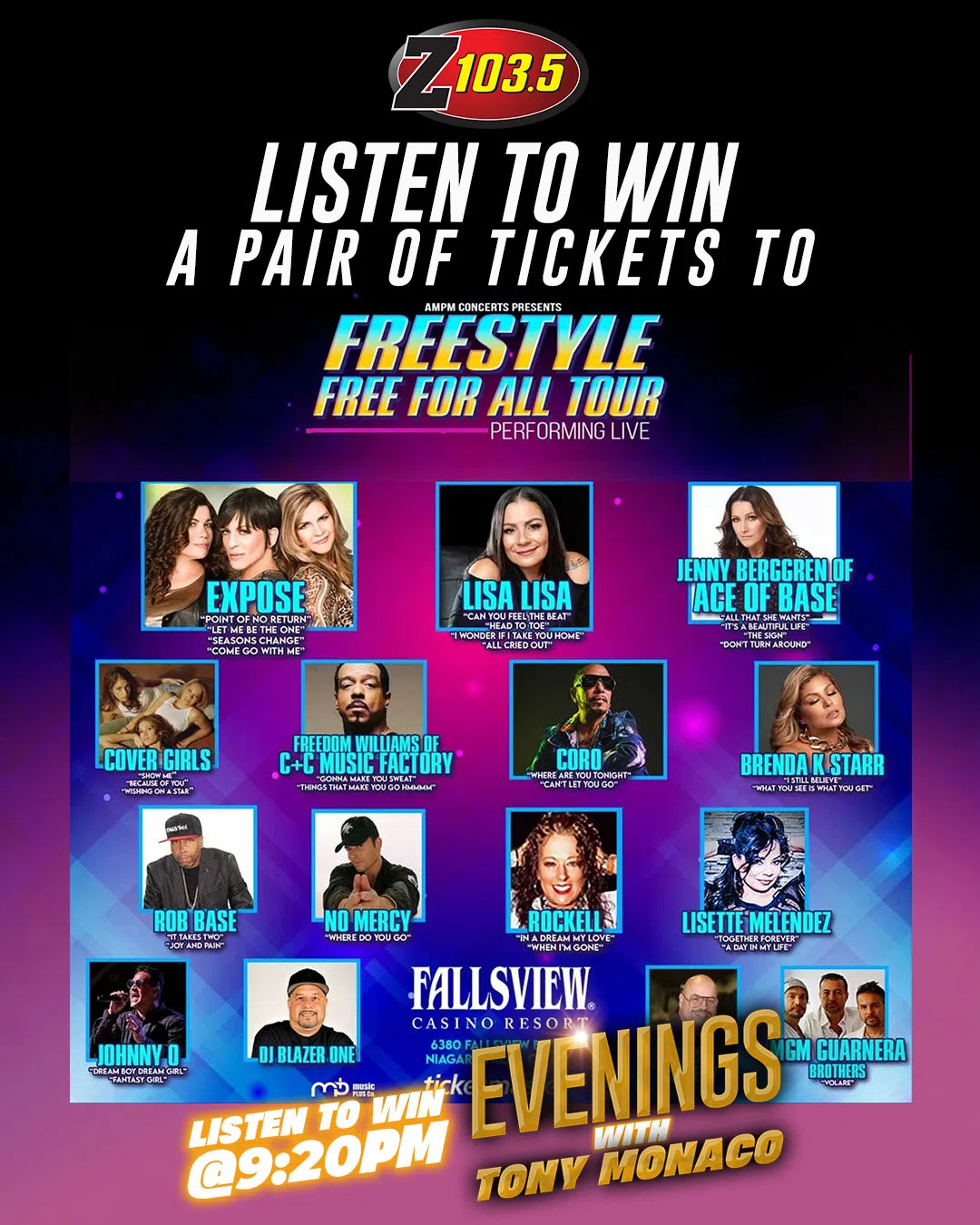 Feature: https://z1035.com/win/win-a-pair-of-tickets-to-freestyle-free-for-all-tour/