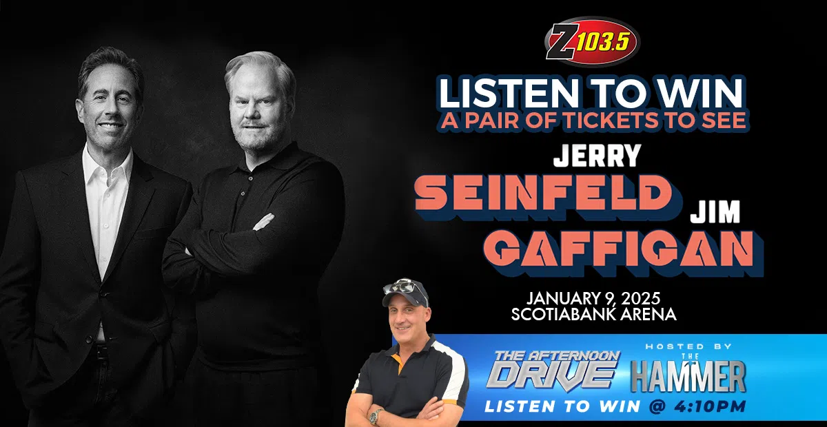 Feature: https://z1035.com/win/win-a-pair-of-tickets-to-see-jerry-seinfeld-and-jim-gaffigan/