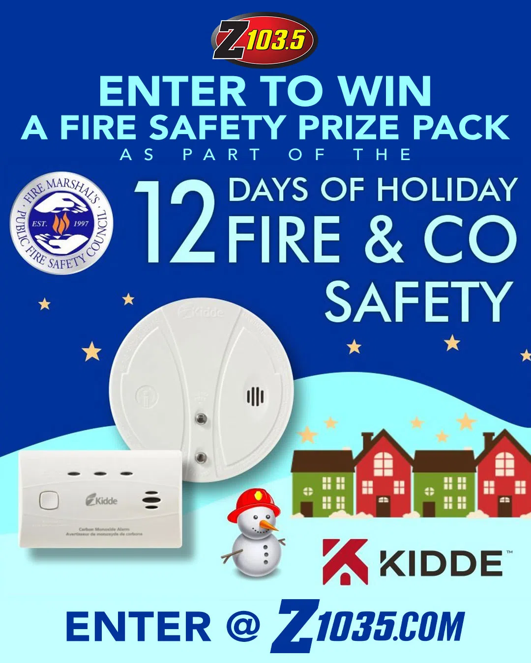 Feature: https://z1035.com/win/12-days-of-holiday-fire-co-safety-campaign/