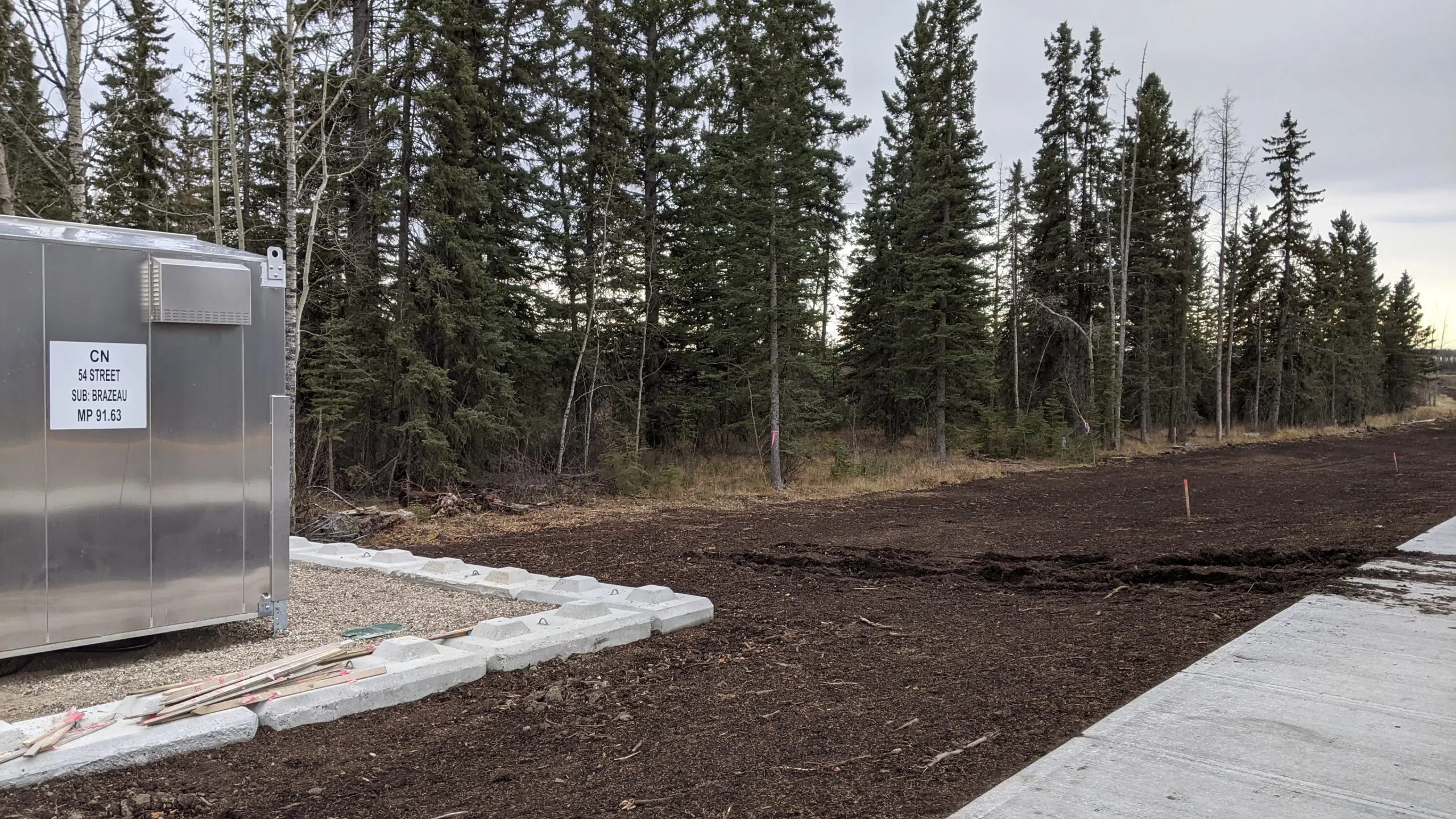 Rocky RCMP & Peace Officers removing squatters