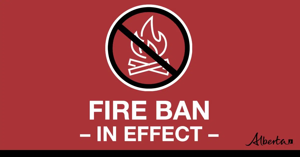 Fire ban in effect for Rocky Mountain House Forest Area