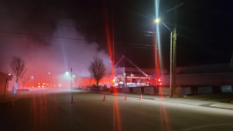 Crews respond to fire on Main Street in Rocky Mountain House