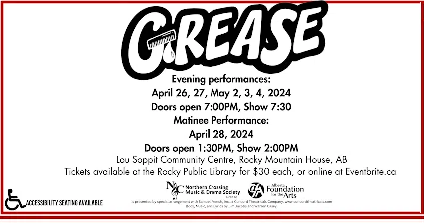 'Grease' begins this weekend in Rocky Mountain House