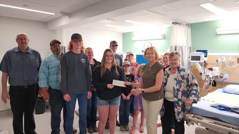 Local 4-H clubs makes donation to Rocky Health Foundation