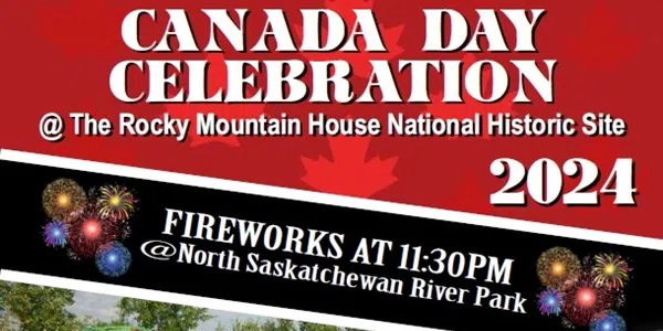 Canada Day celebrations at Rocky Mountain House National Historic Site