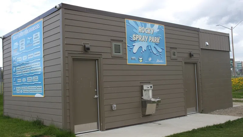 New bathroom facilities open at Rocky Spray Park