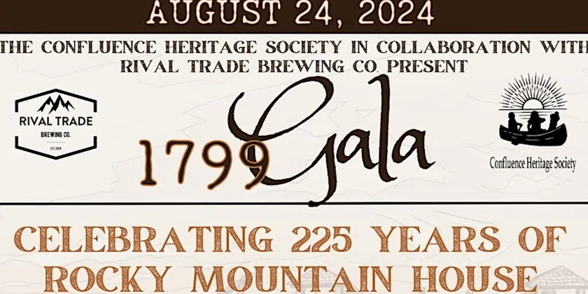 1799 Gala to celebrate 225 years of Rocky Mountain House history