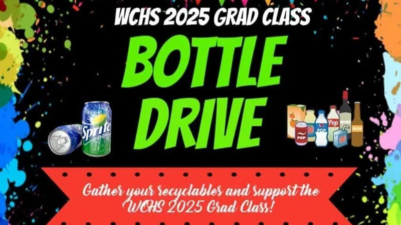 West Central class of 2025 to host fundraising bottle drive January 25