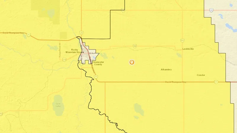 Fire advisory issued for Clearwater County, Rocky Mountain House Forest Area amid rising wildfire risk