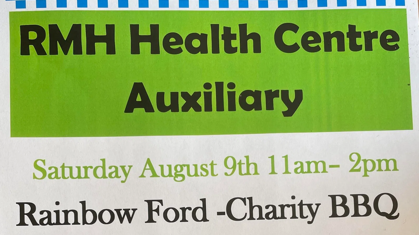 Rocky Hospital Auxiliary to host fundraising BBQ, Aug. 9
