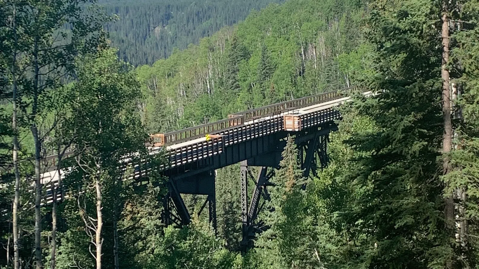 Taunton Trestle viewing area opens west of Rocky as part of Alberta Rail Trail expansion