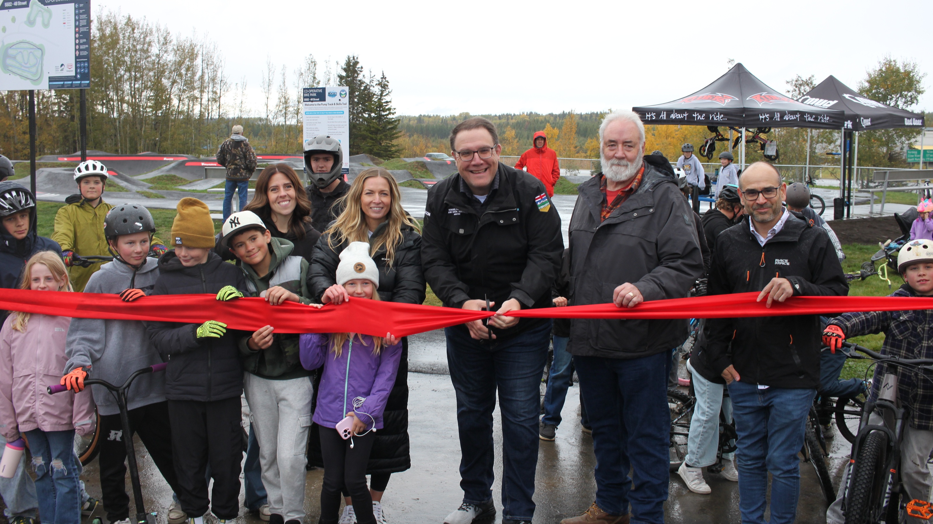 Rocky Mountain House celebrates new $1.8M Co-operative Bike Park