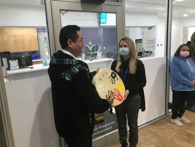 Ktunaxa Nation welcomes Cranbrook UPCC with drum ceremony