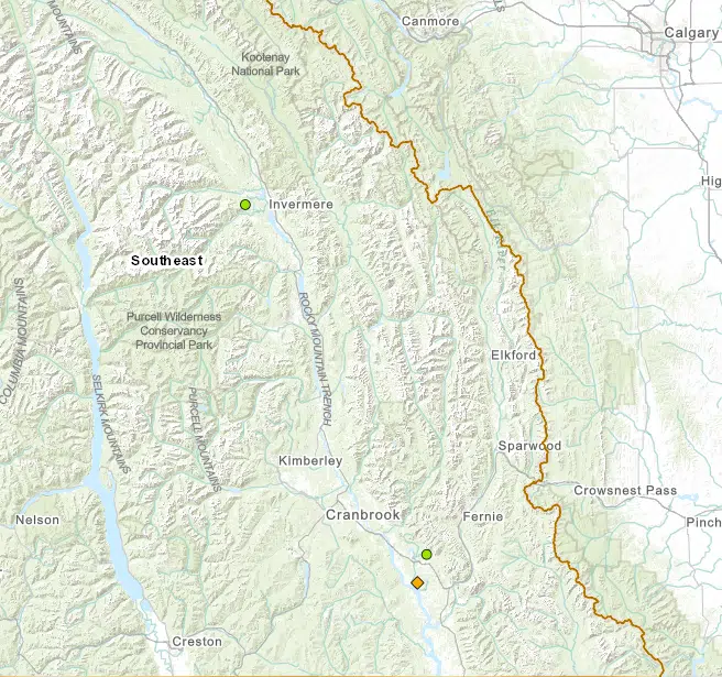 Three small wildfires active in East Kootenay