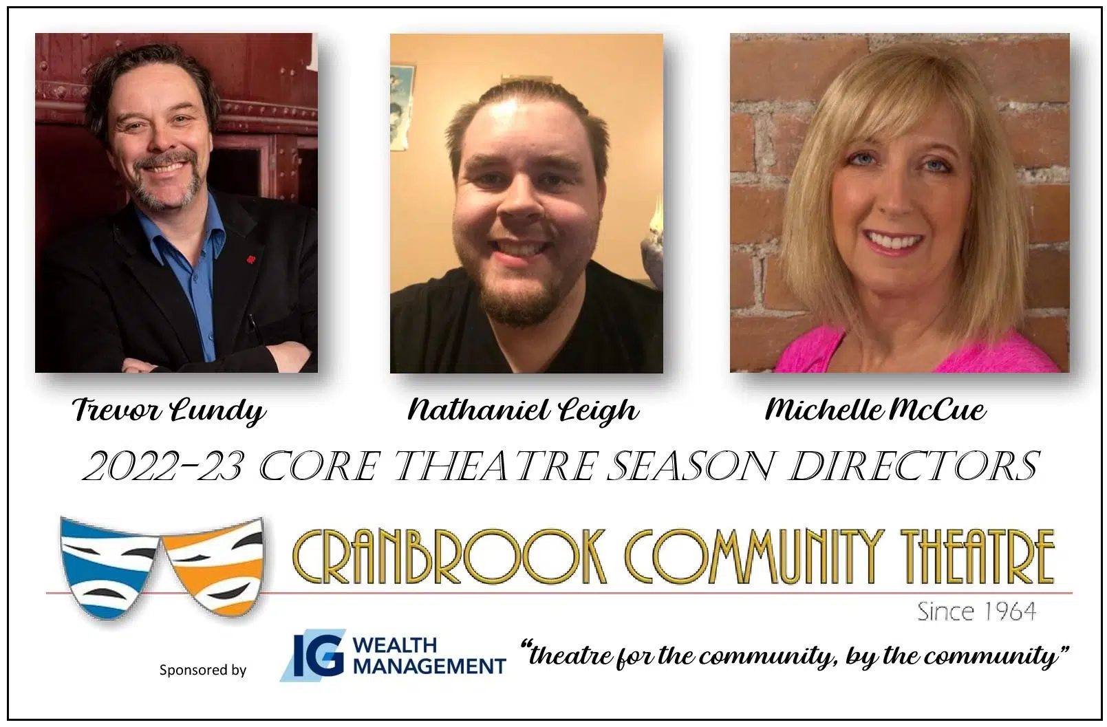 Cranbrook Community Theatre Society announces 2022/2023 season lineup