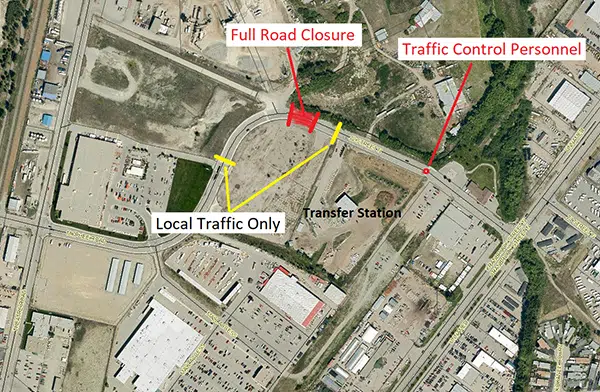 Road closure near Cranbrook Transfer Station extended till Friday