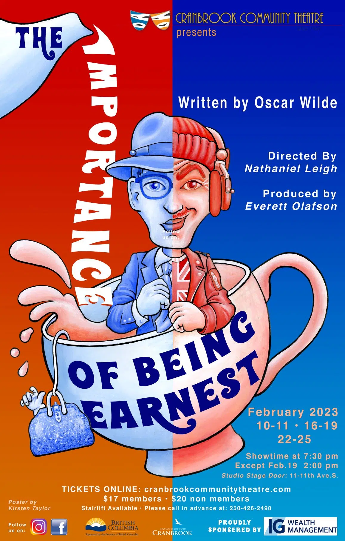 CCT's next show puts modern twist on Oscar Wilde classic "The Importance of Being Earnest"