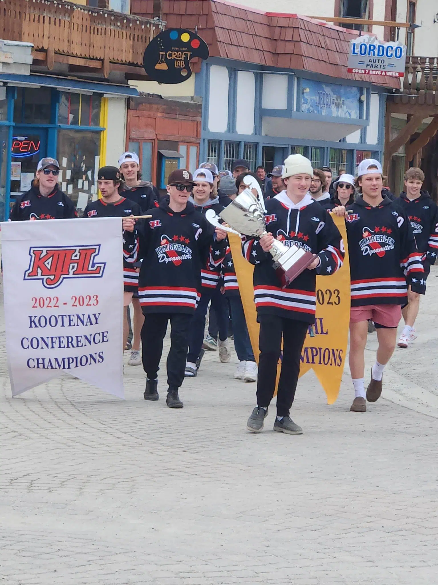 Hometown Dynamiters celebrated by Kimberley residents Saturday