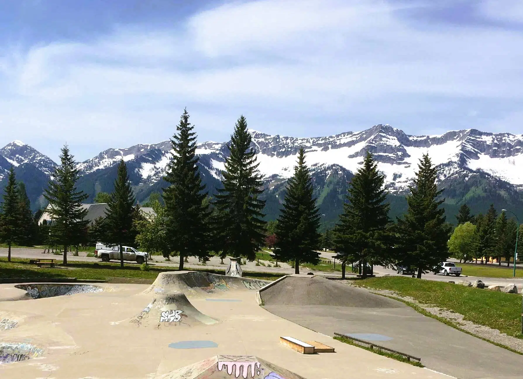 Tree removal begins ahead of Fernie skatepark reconstruction