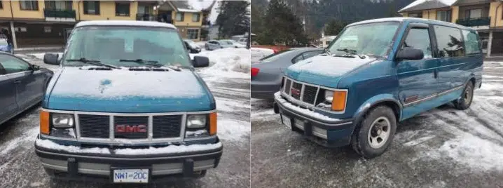 RCMP searching for stolen van in Cranbrook