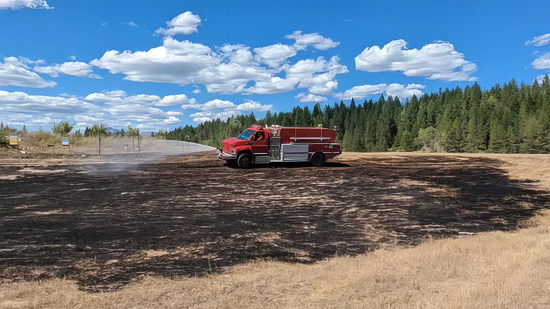 South Country Fire Department extinguishes grassfire near Jaffray Baynes Lake Road