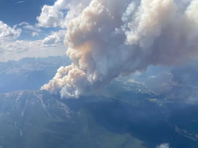 Horsethief Creek fire west of Invermere reaches 70 hectares