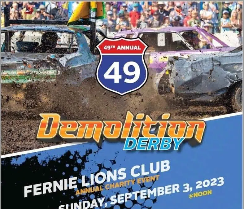 Fernie Lions set to host 49th Annual Demolition Derby on September 3
