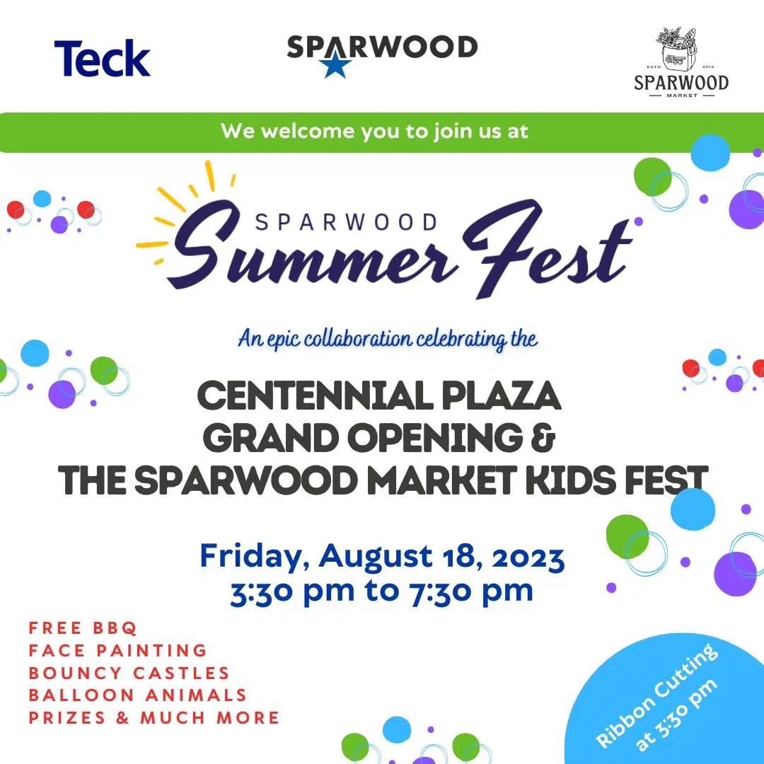 Sparwood to introduce new Centennial Plaza at Summer Fest