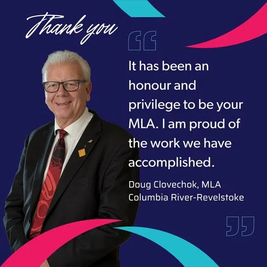 Columbia River-Revelstoke MLA not seeking re-election